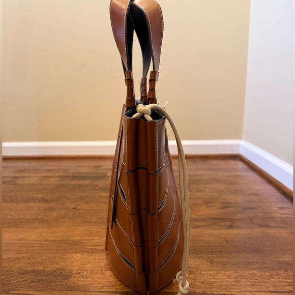 STAUD- Diamond Leather Tote NWT - Picture 3 of 9